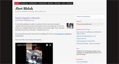 Desktop Screenshot of blog.jhetbhlak.com